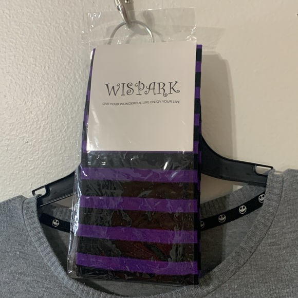 Disney Nightmare Before Christmas Creepy Crew Sleepwear W/Stockings Size M Used - Picture 4 of 8